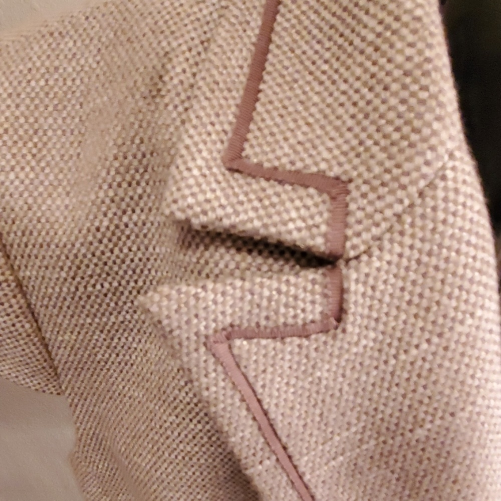 Antonio Melani Ivory & Beige Tweed Vest 14 - Picture 4 of 4